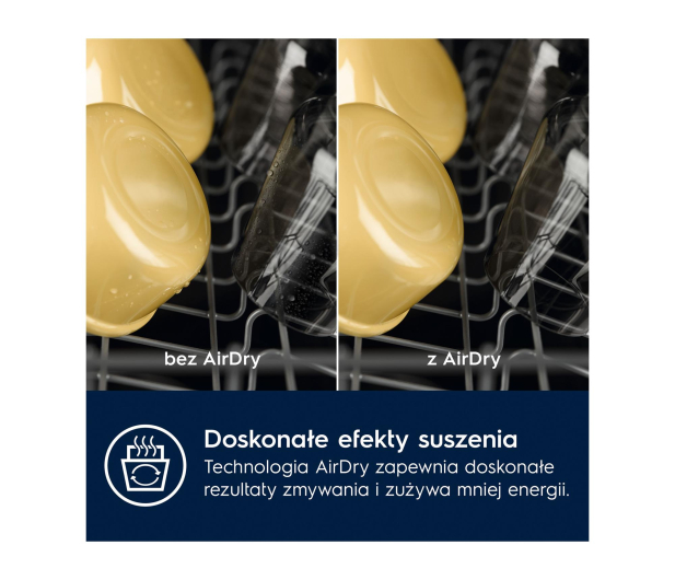 Zmywarka ELECTROLUX E82LC500S 60cm, 14kpl, QuickSelect 2.0, WaterSmart, ComfortLift, DualZone, AirDry, 360Clean Pro, LightOnFloor, ExtraHygiene ,3kosz - 1536161 - zdjęcie 5